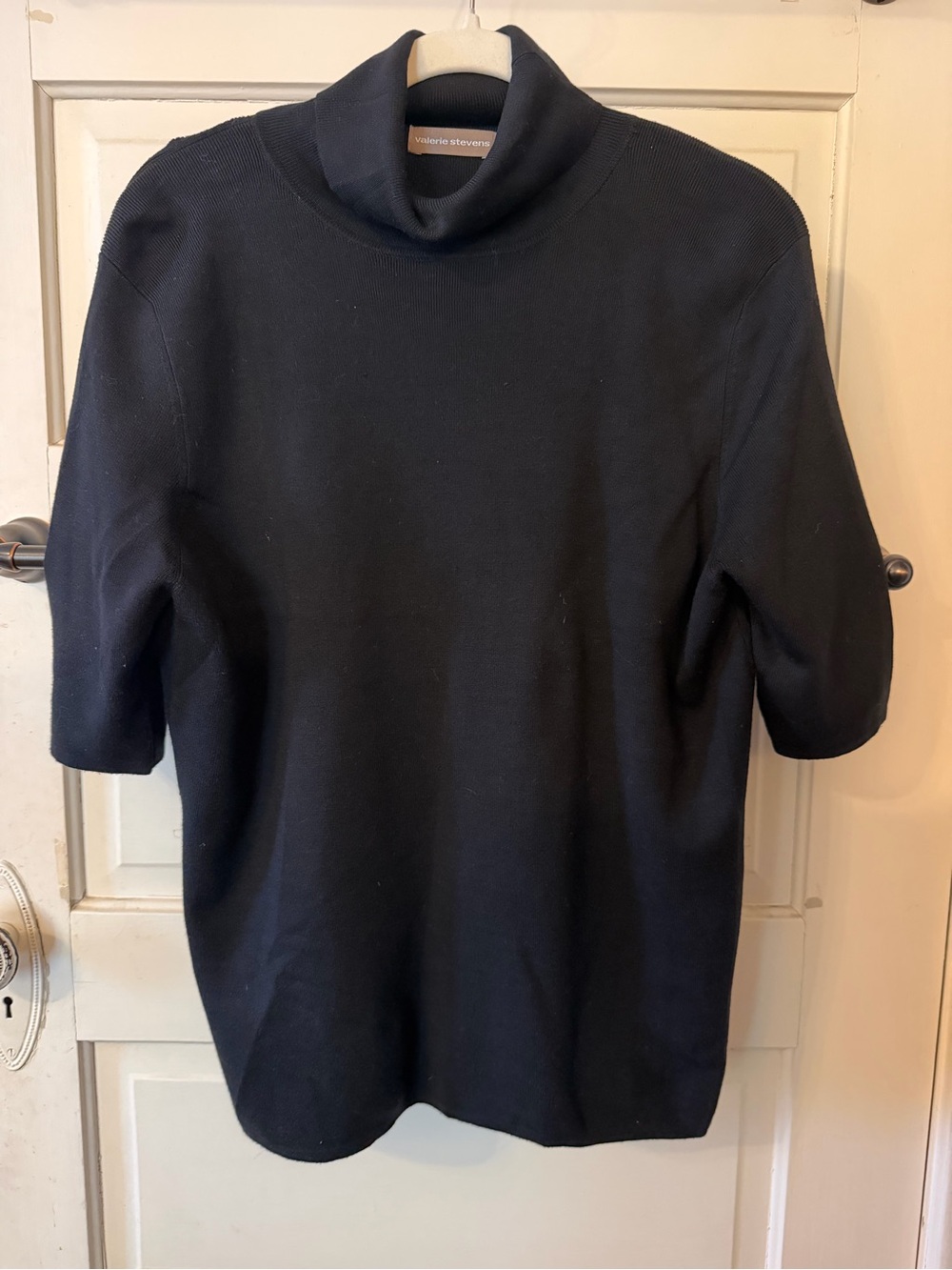 Valerie Stevens Silk Women’s 3/4 Sleeve Turtleneck Sweater